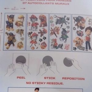 Paw patrol wall decals